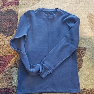 Faded Glort, Mens, Small, Blue Long Sleeve Thermal Top